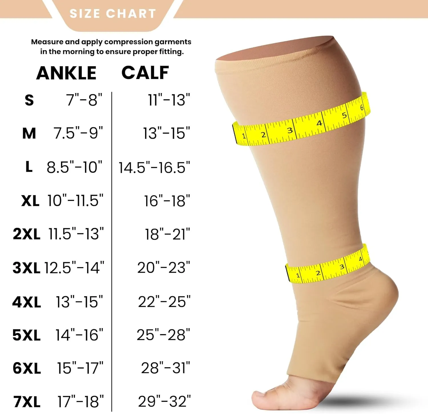 (3 Pairs) Mojo Compression Socks for Men and Women 20-30mmHg with Open Toe - AB211
