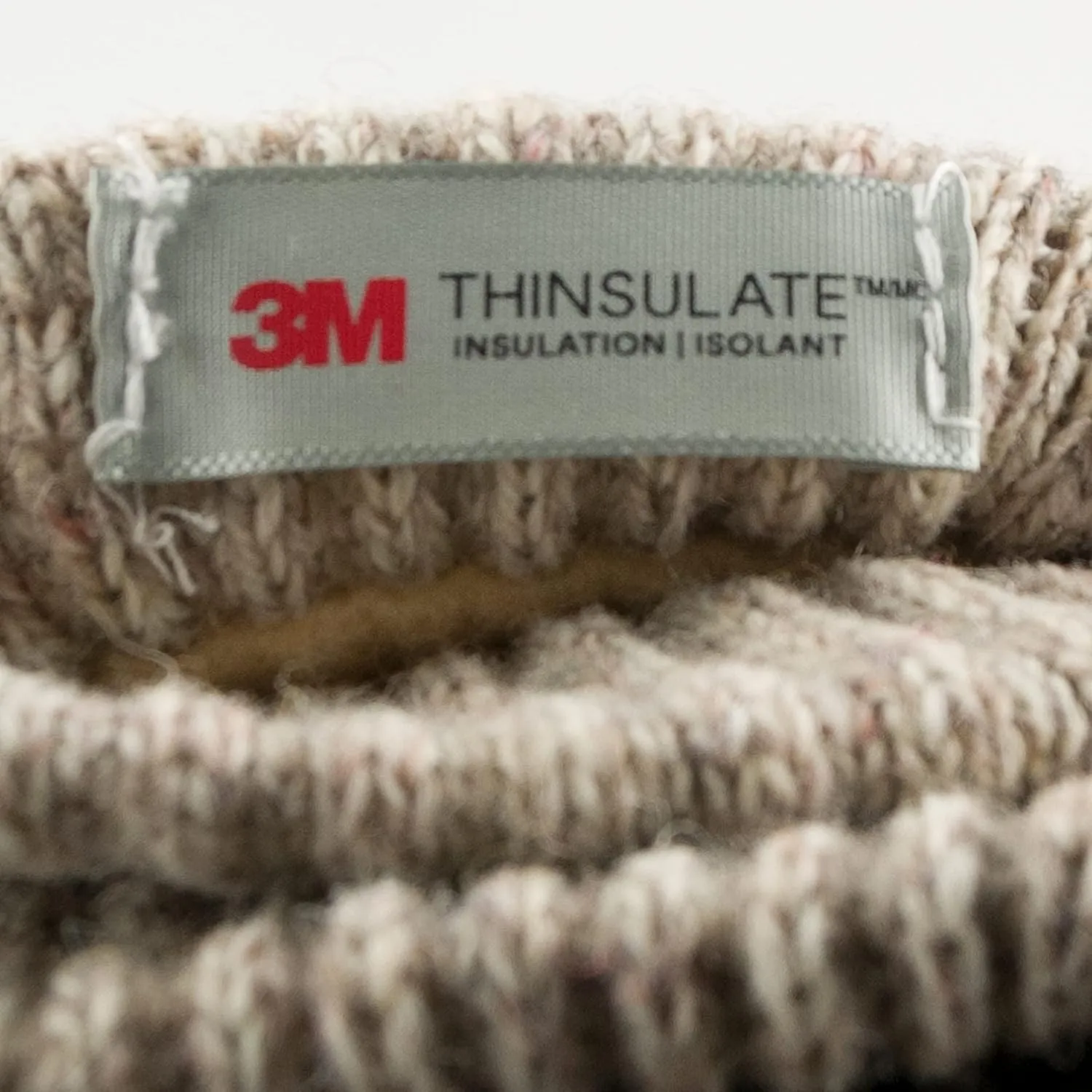 360 Rag Wool Glomitt Flip Mitten 3M Thinsulate Lined Tan