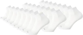 AND1 Men's Socks - Athletic Cushion Quarter Cut Socks (24 Pack)