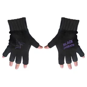 Black Sabbath "Purple Logo & Devil" Fingerless Gloves