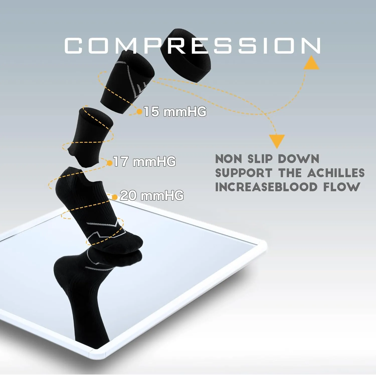 BRISIRA Compression Soccer Socks Men Women Coolmax Bamboo Viscose Knee High Socks for Baseball Athletic Cushion & Cooling