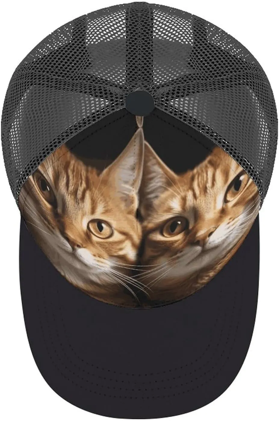 Cats Adult Baseball Cap Hollow Baseball Hat Sun Visor Hat Adjustable Golf Hat for Men Women
