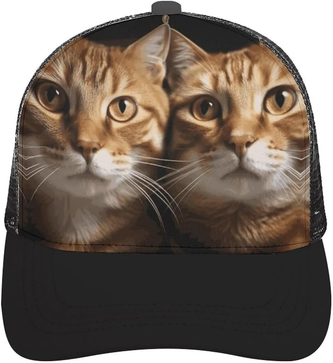 Cats Adult Baseball Cap Hollow Baseball Hat Sun Visor Hat Adjustable Golf Hat for Men Women