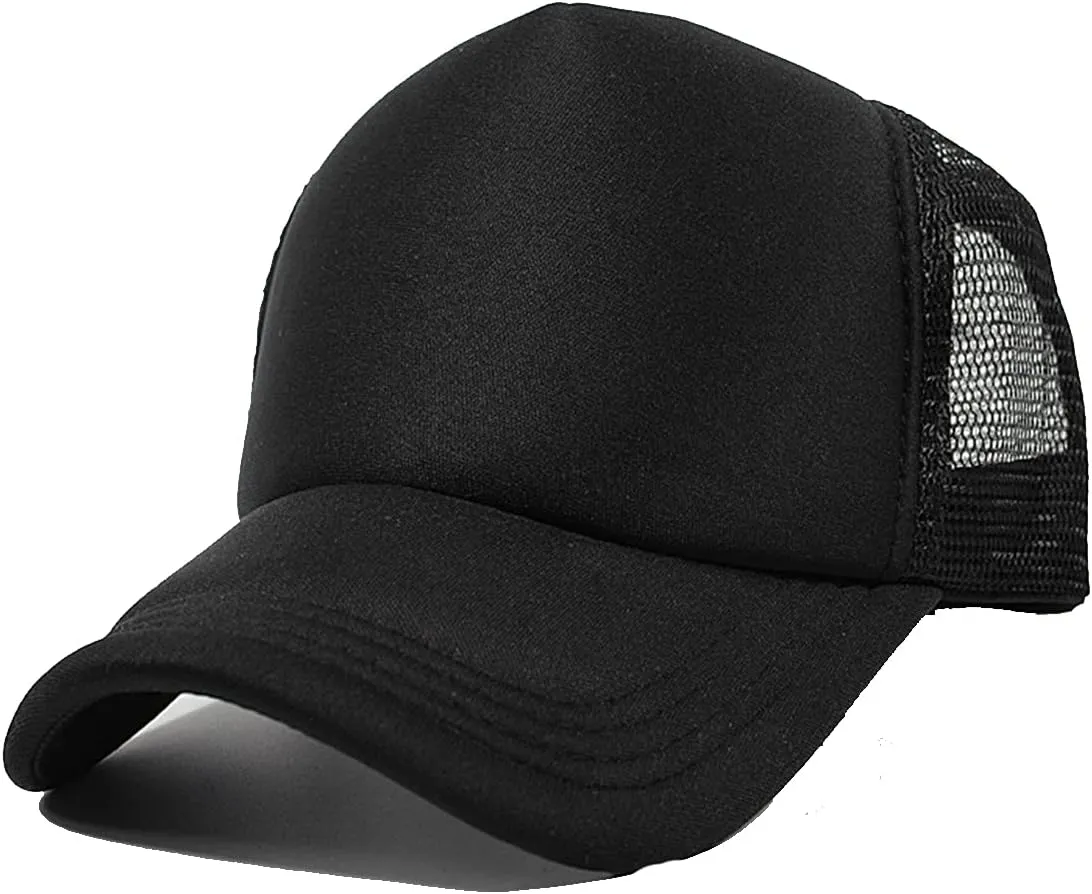 Colorful Unisex Adjustable Trucker Hat Mesh Baseball Cap