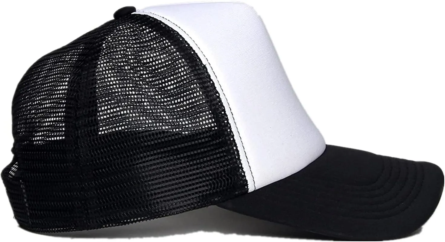 Colorful Unisex Adjustable Trucker Hat Mesh Baseball Cap