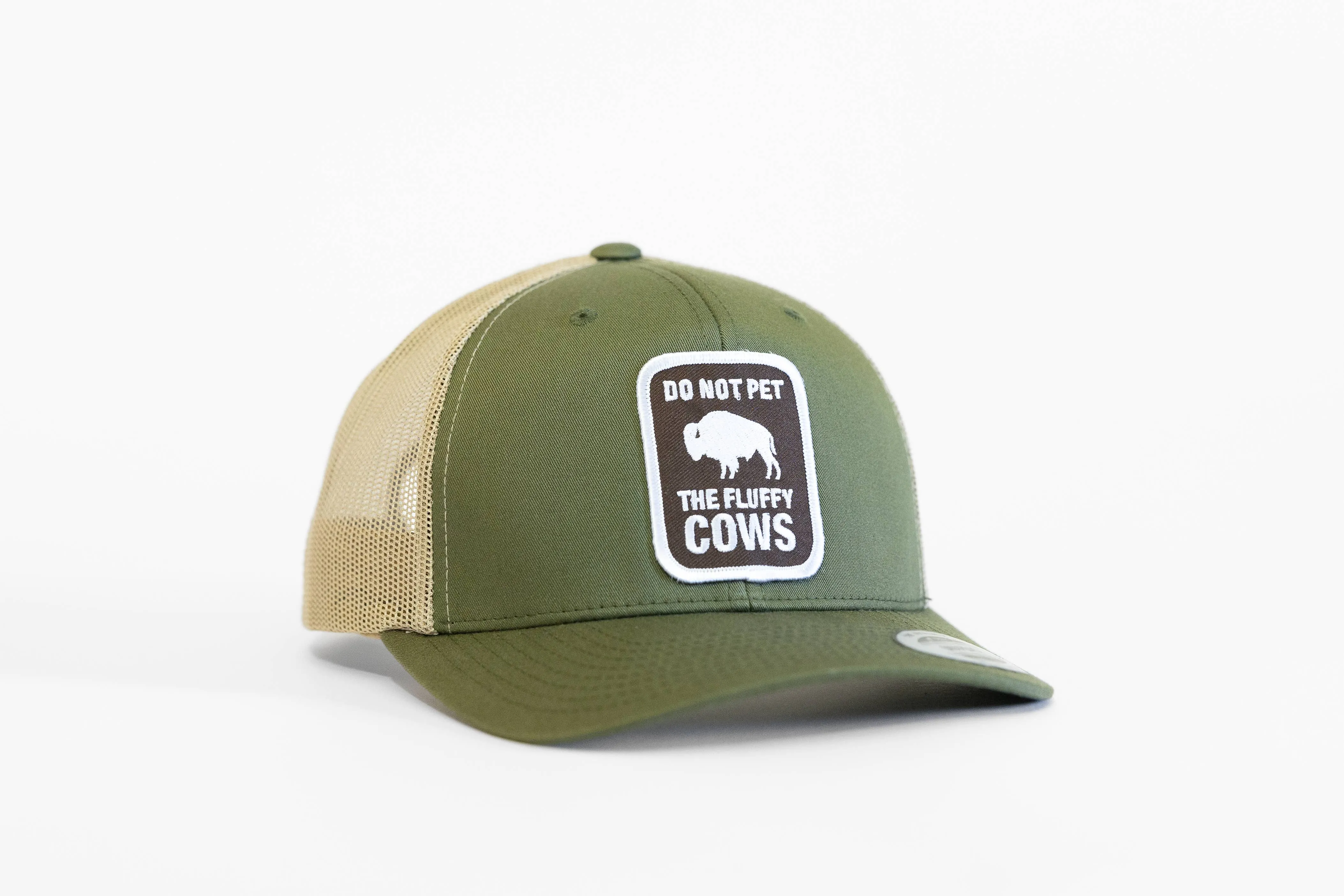 Do Not Pet The Fluffy Cows Hat | Trucker Caps | Wild Bison