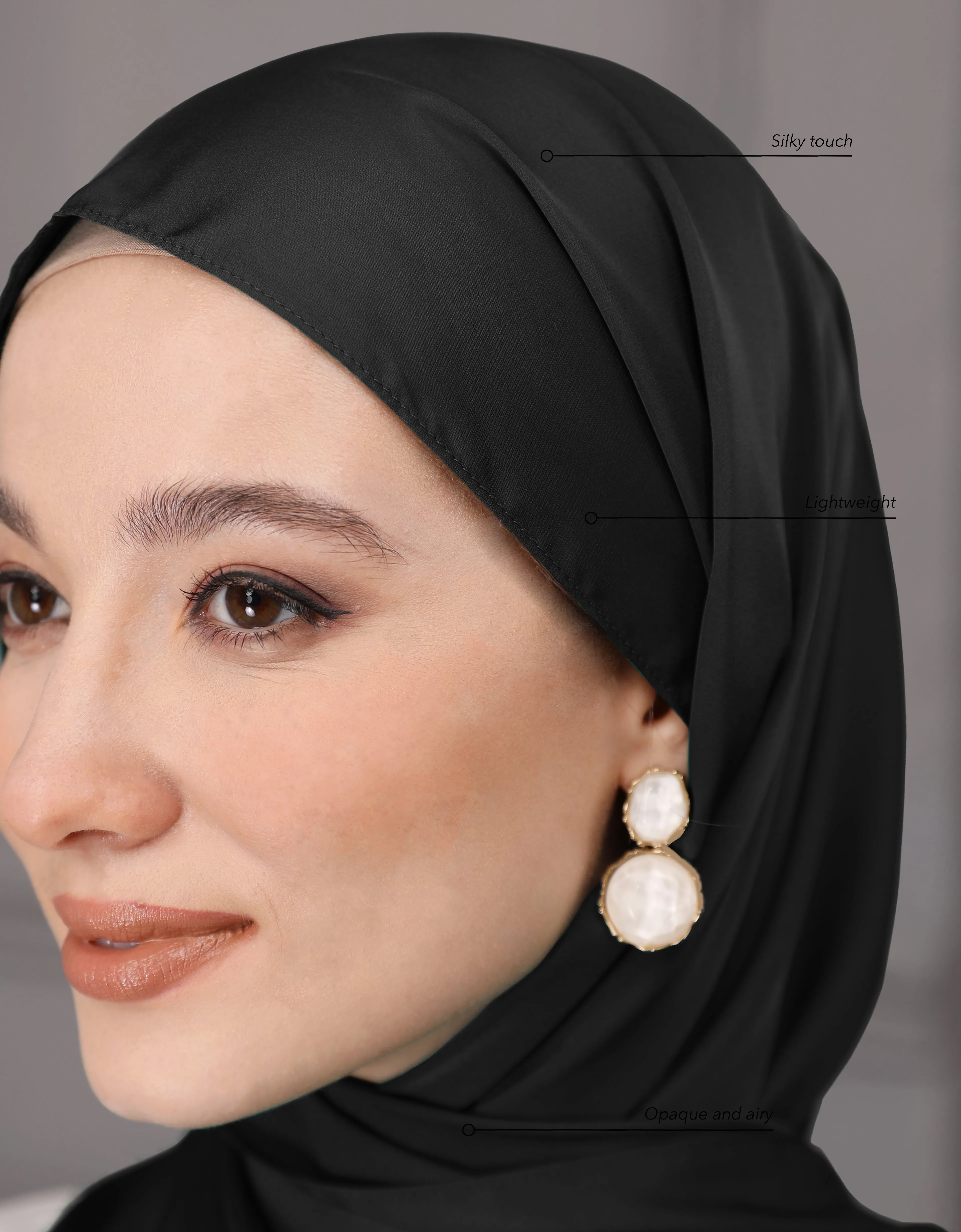 EVELYN SHAWL (BLACK)