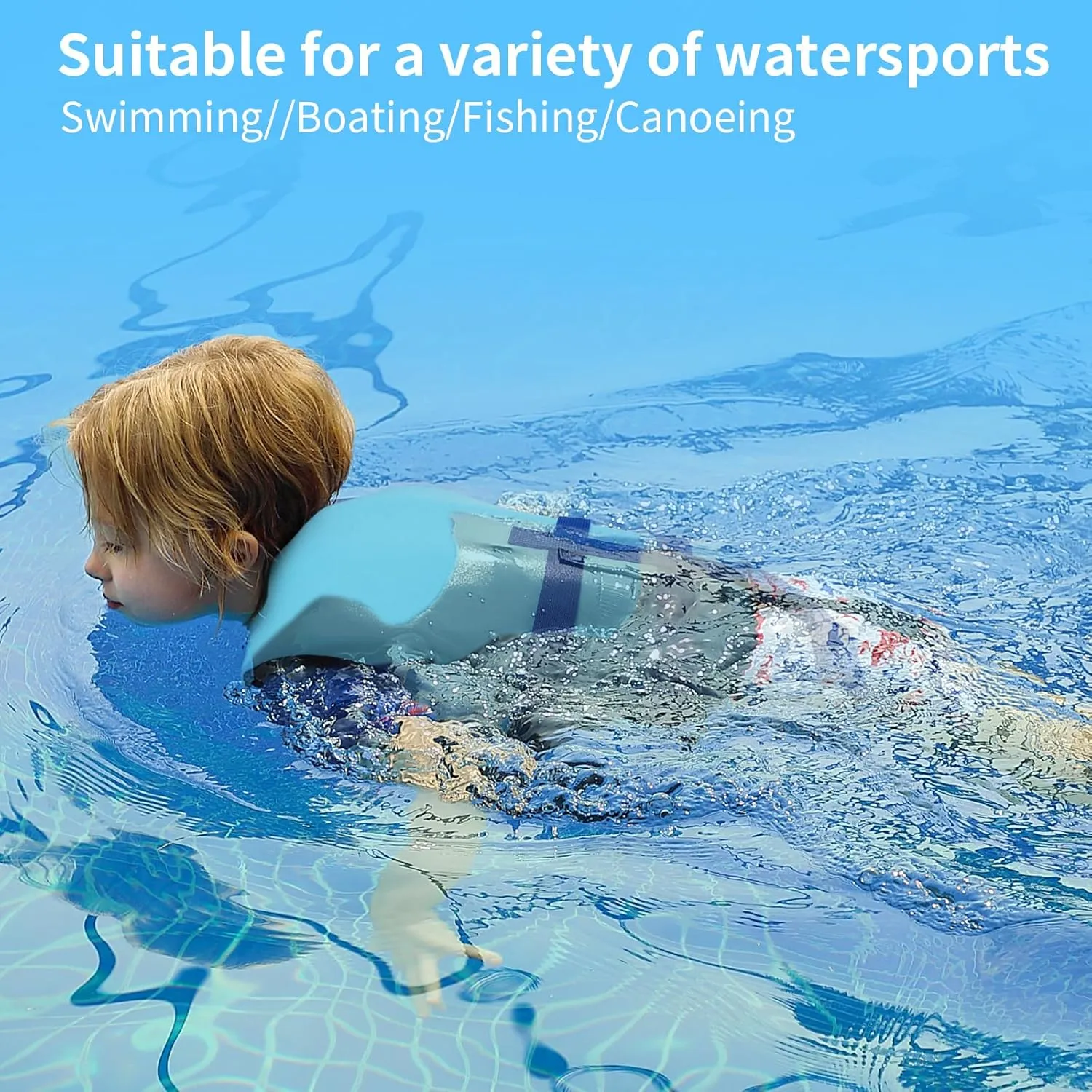 Kids Swim Vest, Toddler Float Jacket for Boys & Girls, Buoyancy Floaties with Adjustable Safety Straps, Trainer Vest for Pool & Water Sports, 22-60 lbs/2-9 Years