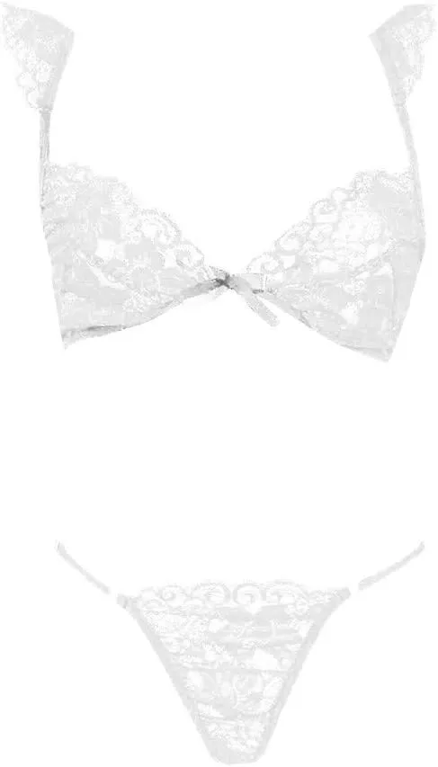 Lingerie Sexy Lace Bodysuit Underwear Bralette SetLingerieLace SleepwearLace Mesh