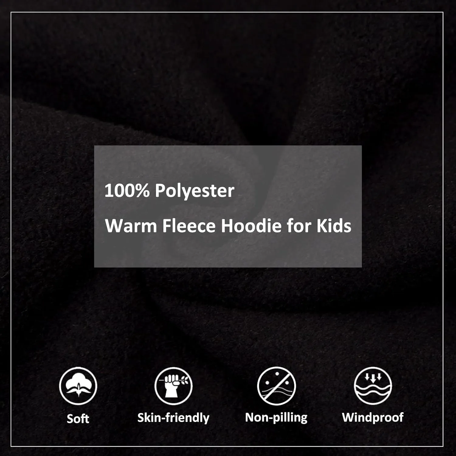 LittleSpring Neutral Boys Girls Polar Fleece Hoodies Jacket with Pockets Full Zip Outwear