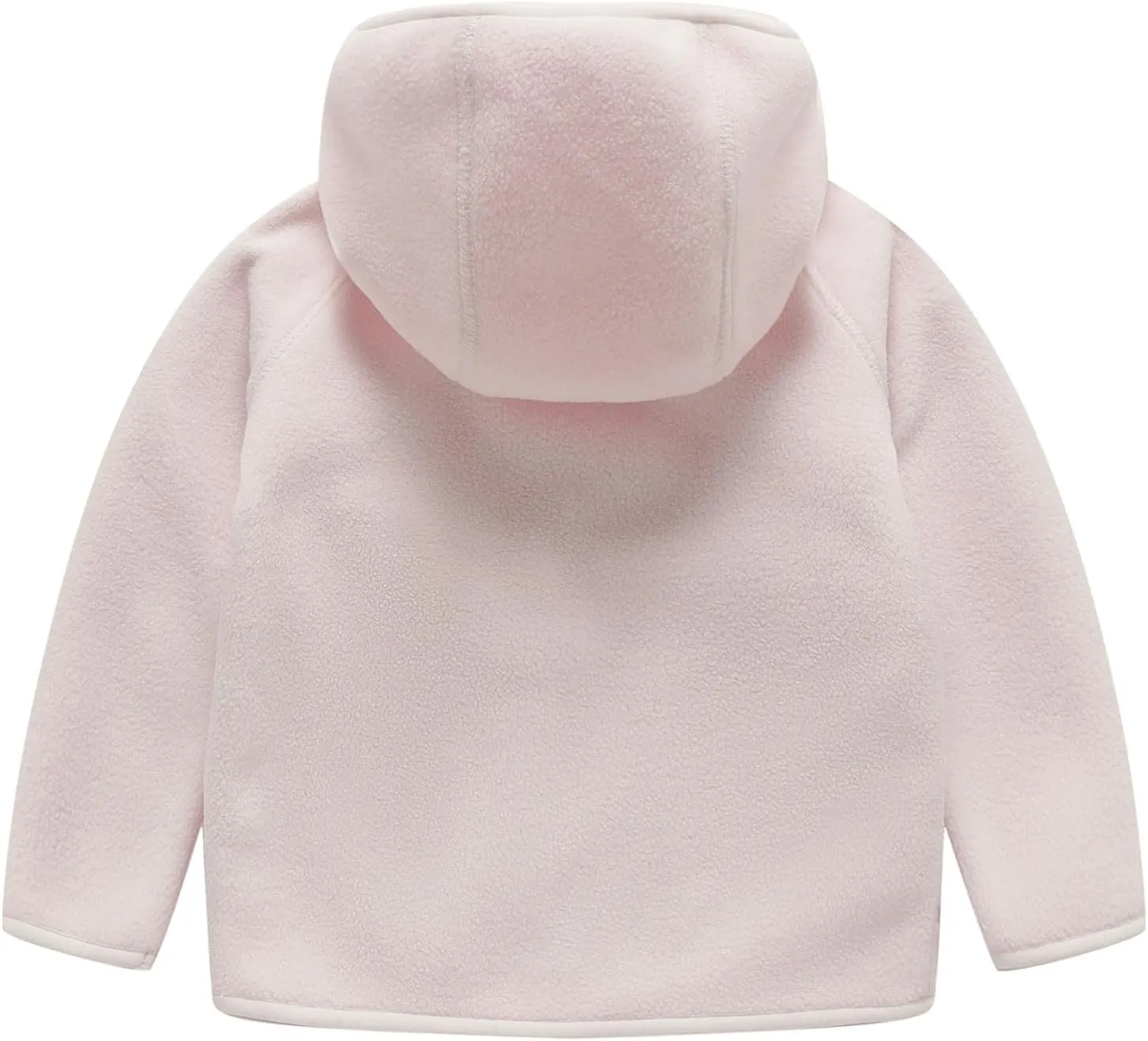 LittleSpring Neutral Boys Girls Polar Fleece Hoodies Jacket with Pockets Full Zip Outwear