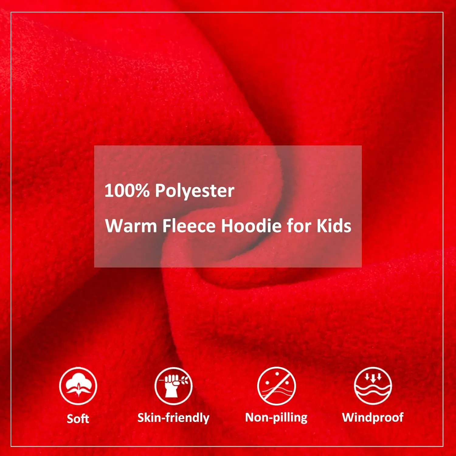 LittleSpring Neutral Boys Girls Polar Fleece Hoodies Jacket with Pockets Full Zip Outwear