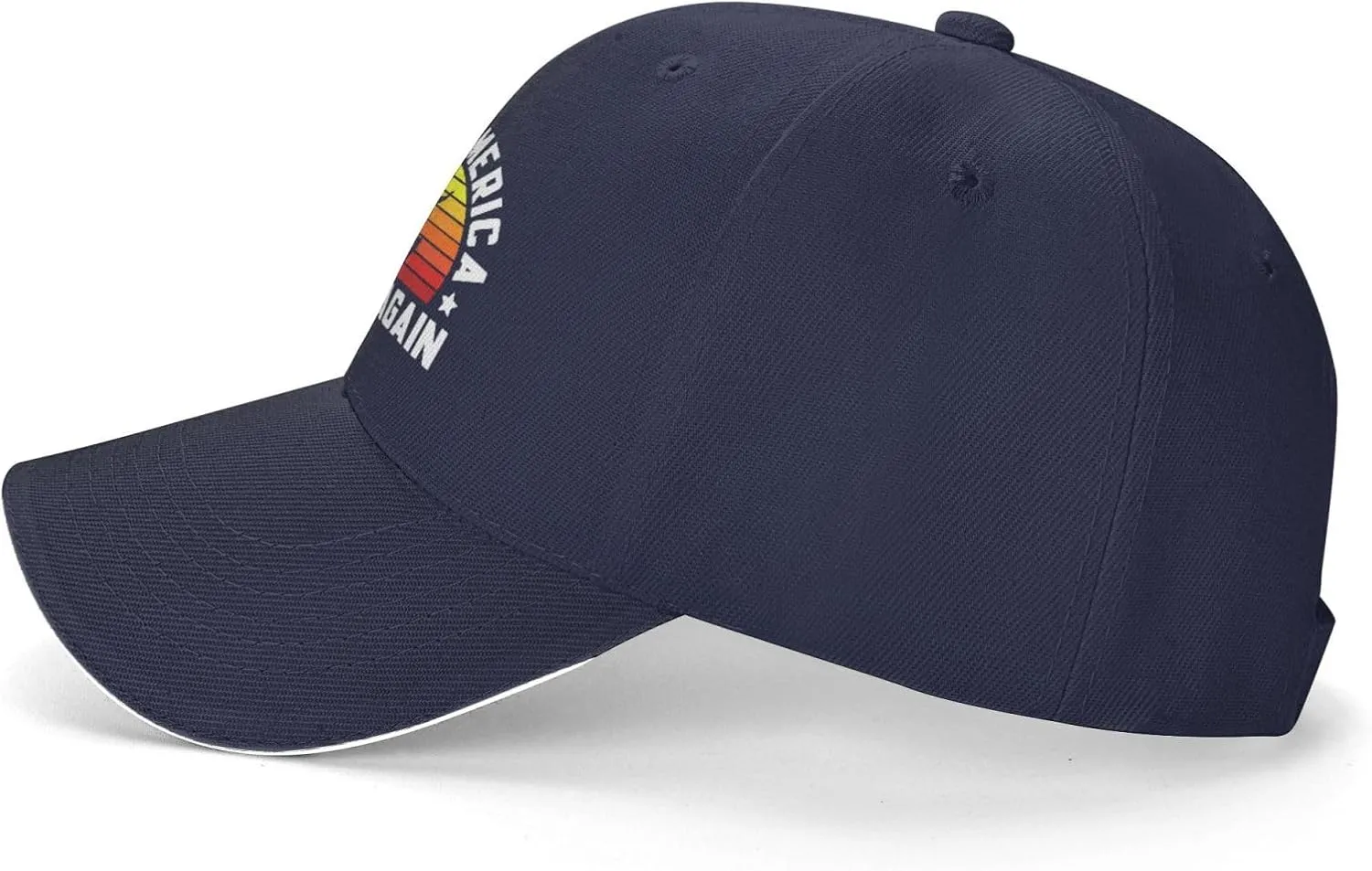 Make America Skate Again Skateboard Hat Mens Wide Brim Baseball Cap Adjustable Low Profile Sports Dad Hats