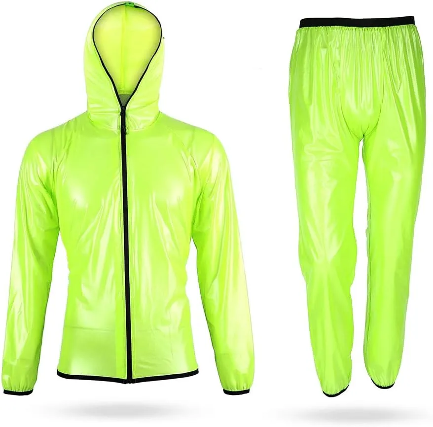 Neutral Outdoor Portable Windproof and Waterproof Raincoat Set Cycling Sports Raincoat Rain Pants