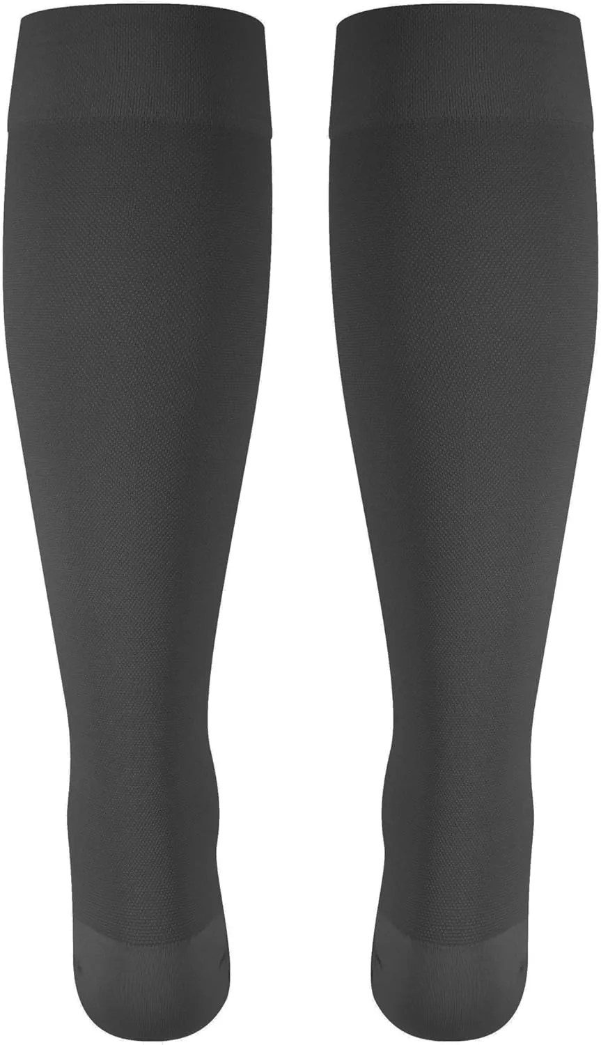 NuVein Medical Compression Stockings, 30-40 mmHg Support, Women & Men Knee Length, Closed Toe, Black, 3X-Large