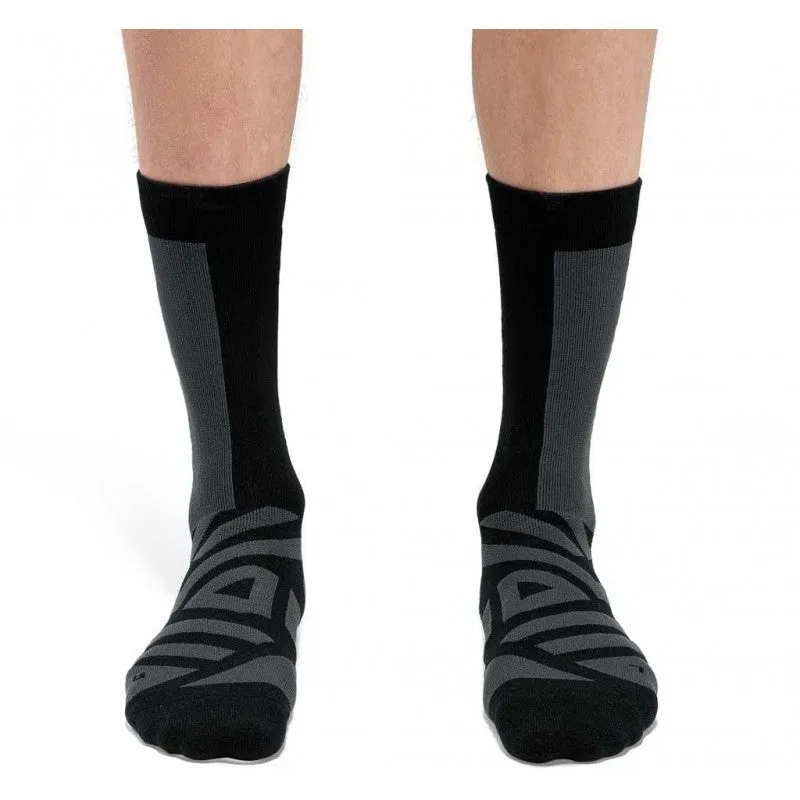 On Running High Sock (Mens) - Black/Shadow